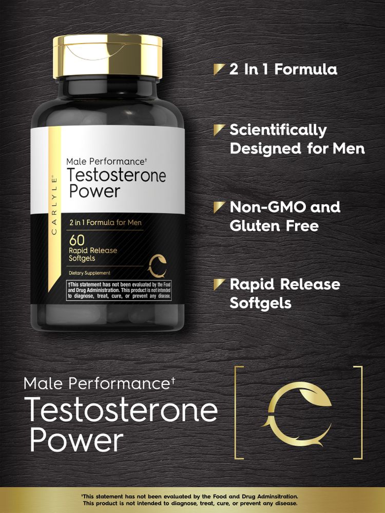 Testosterone Power | 60 Softgels - Image 4