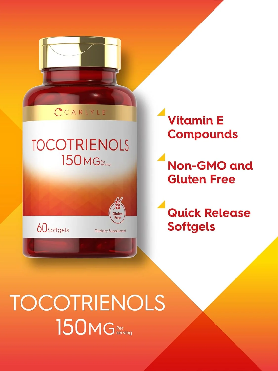 Tocotrienols 150mg per serving | 60 Softgels - Image 9