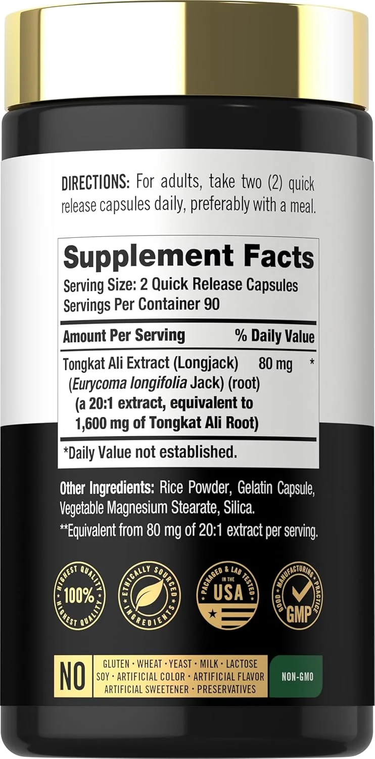 Tongkat Ali | 180 Capsules - Image 2