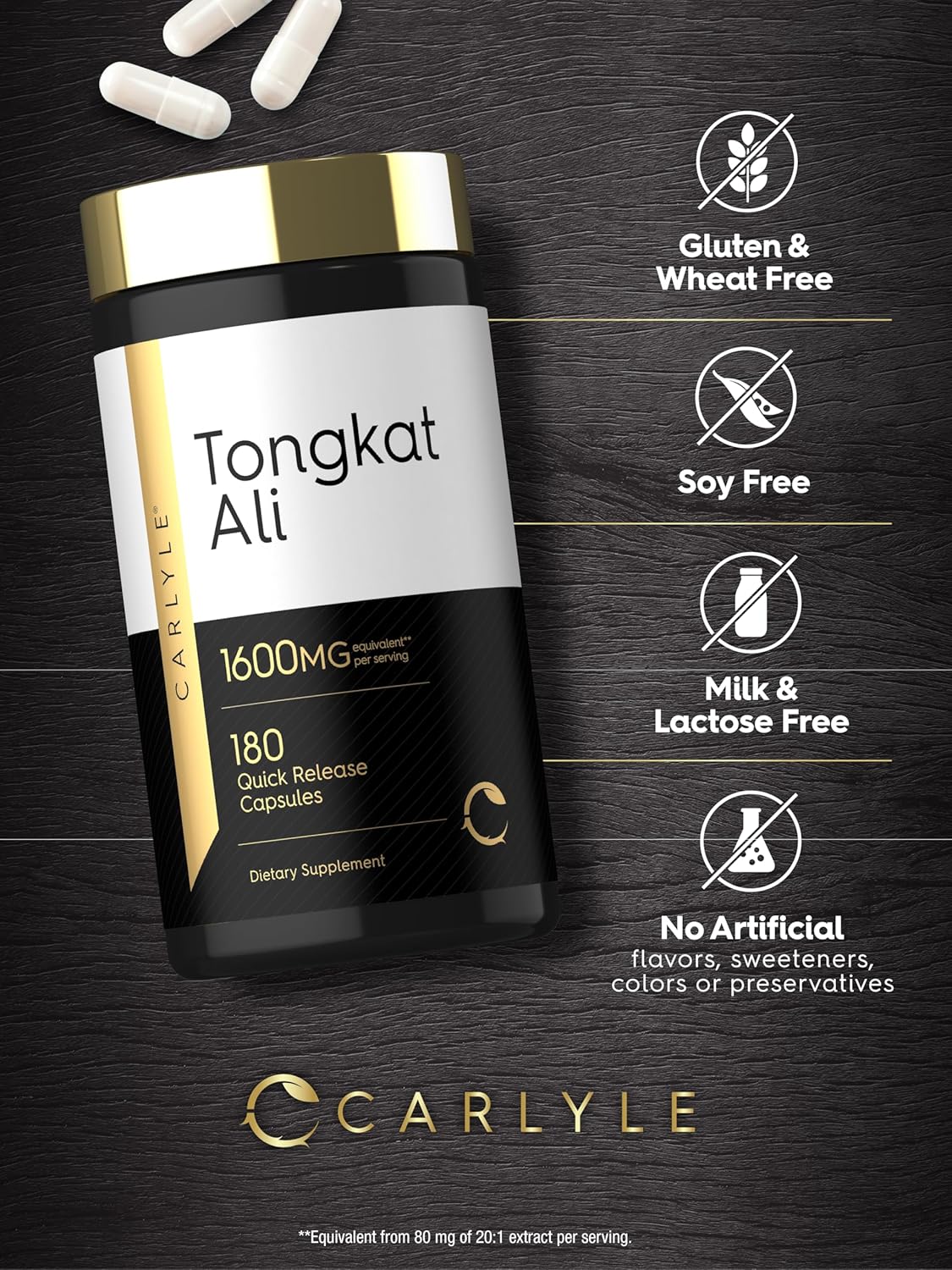 Tongkat Ali | 180 Capsules - Image 5