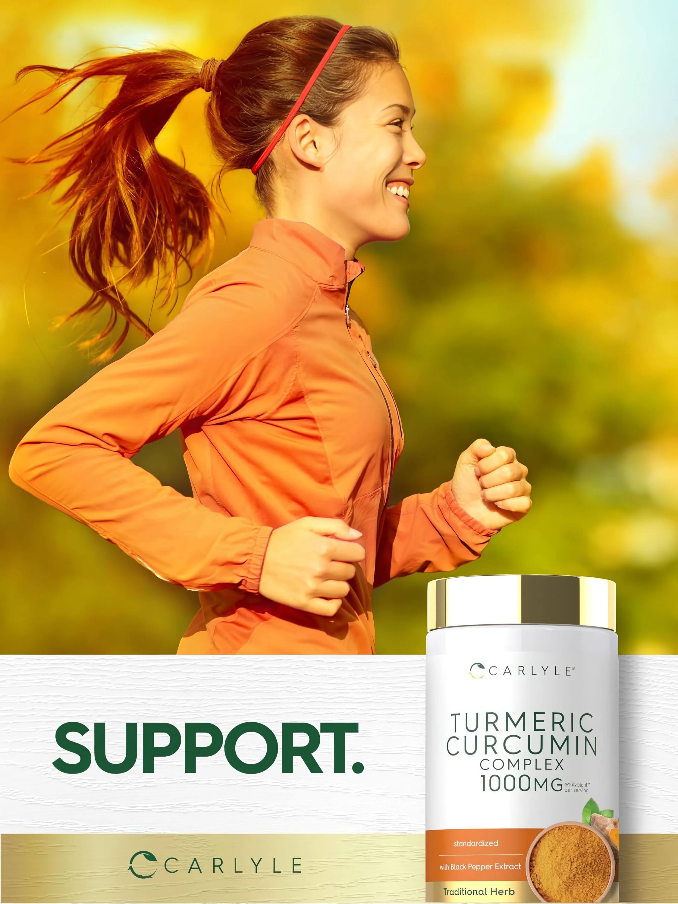 Turmeric Curcumin with Black Pepper | 180 Capsules - Image 6