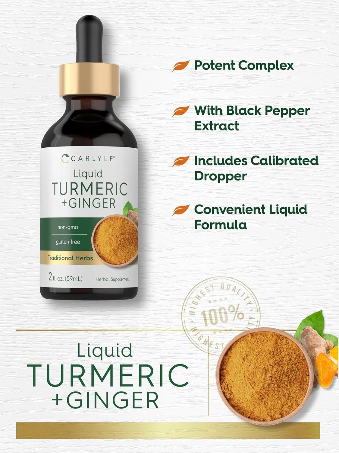 Turmeric & Ginger | 2oz Liquid - Image 4