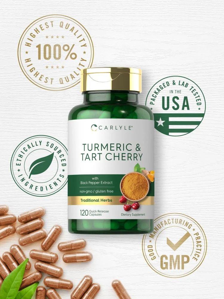 Turmeric & Tart Cherry | 120 Capsules - Image 5