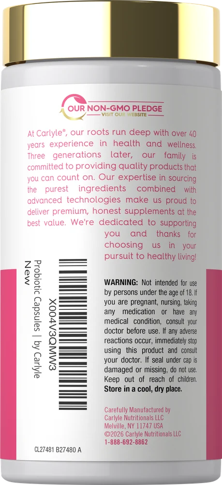 Urinary and Vaginal Probiotic for Women | 60 Capsules - Image 3