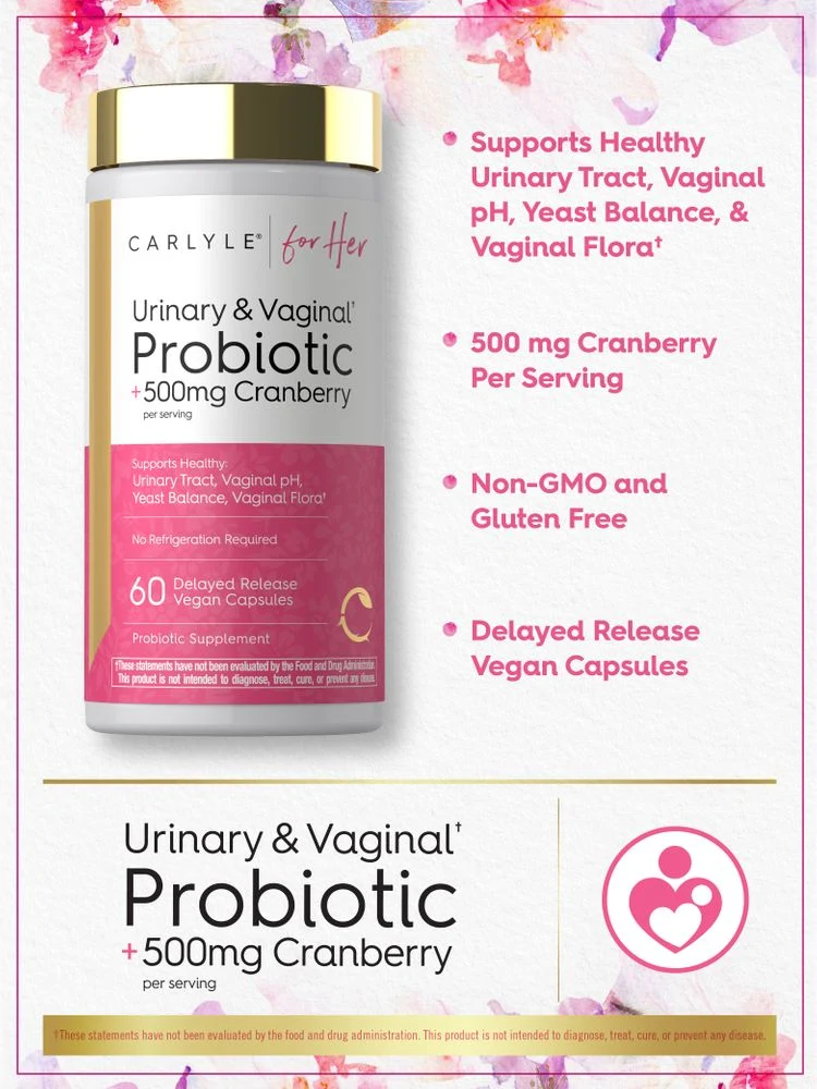Urinary and Vaginal Probiotic for Women | 60 Capsules - Image 4