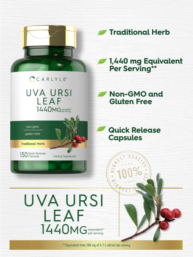 Uva Ursi | 150 Capsules - Image 4