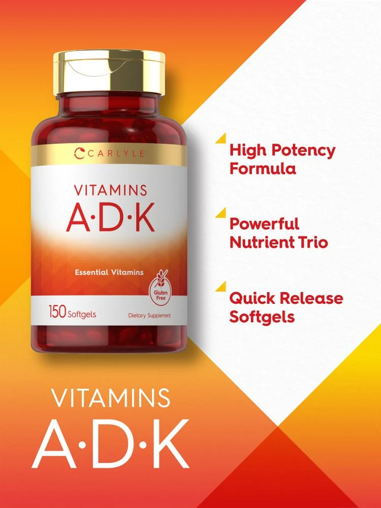 Vitamin ADK | 150 Softgels - Image 4