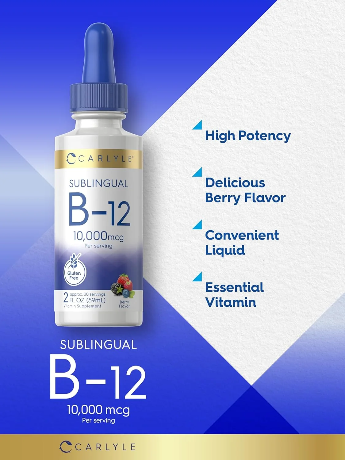 Vitamin B-12 10000mcg per serving | 2oz Liquid - Image 4