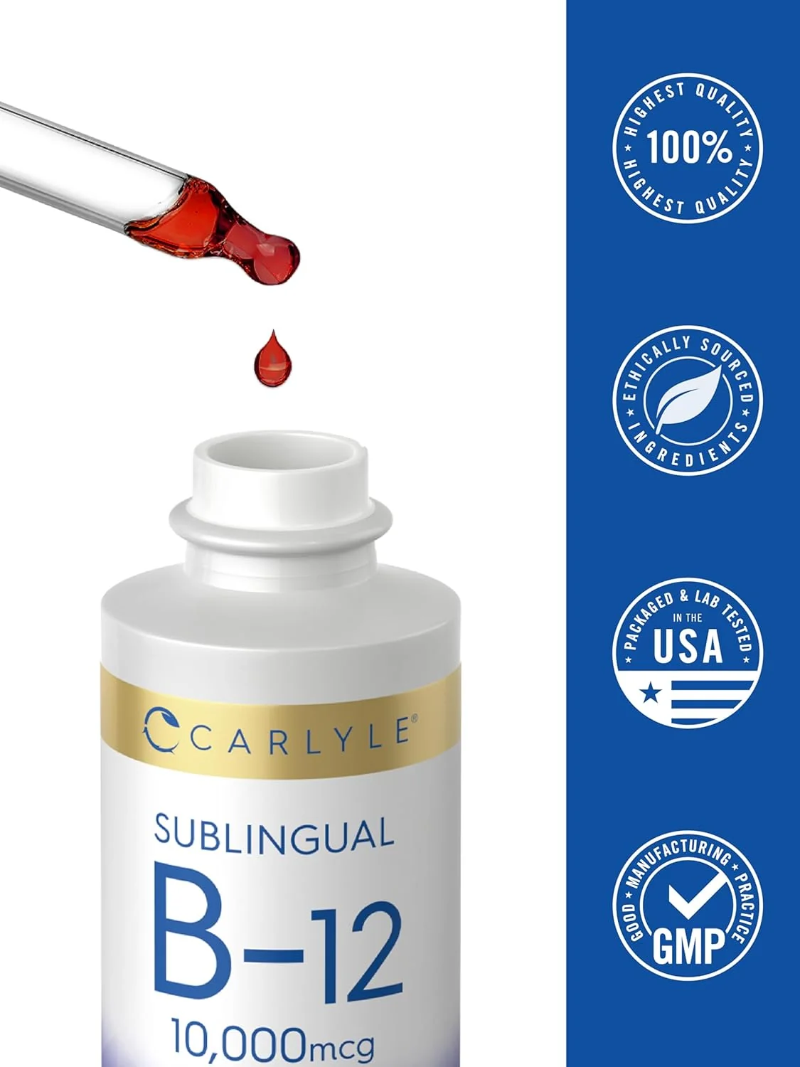Vitamin B-12 10000mcg per serving | 2oz Liquid - Image 7
