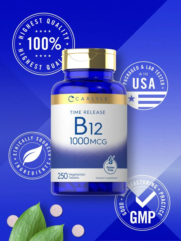 Vitamin B-12 1000mcg | 250 Tablets - Image 5