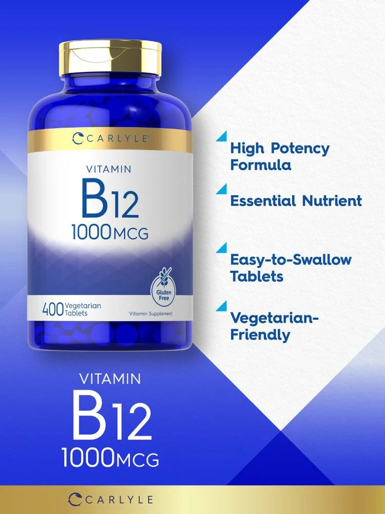 Vitamin B-12 1000mcg | 400 Tablets - Image 3