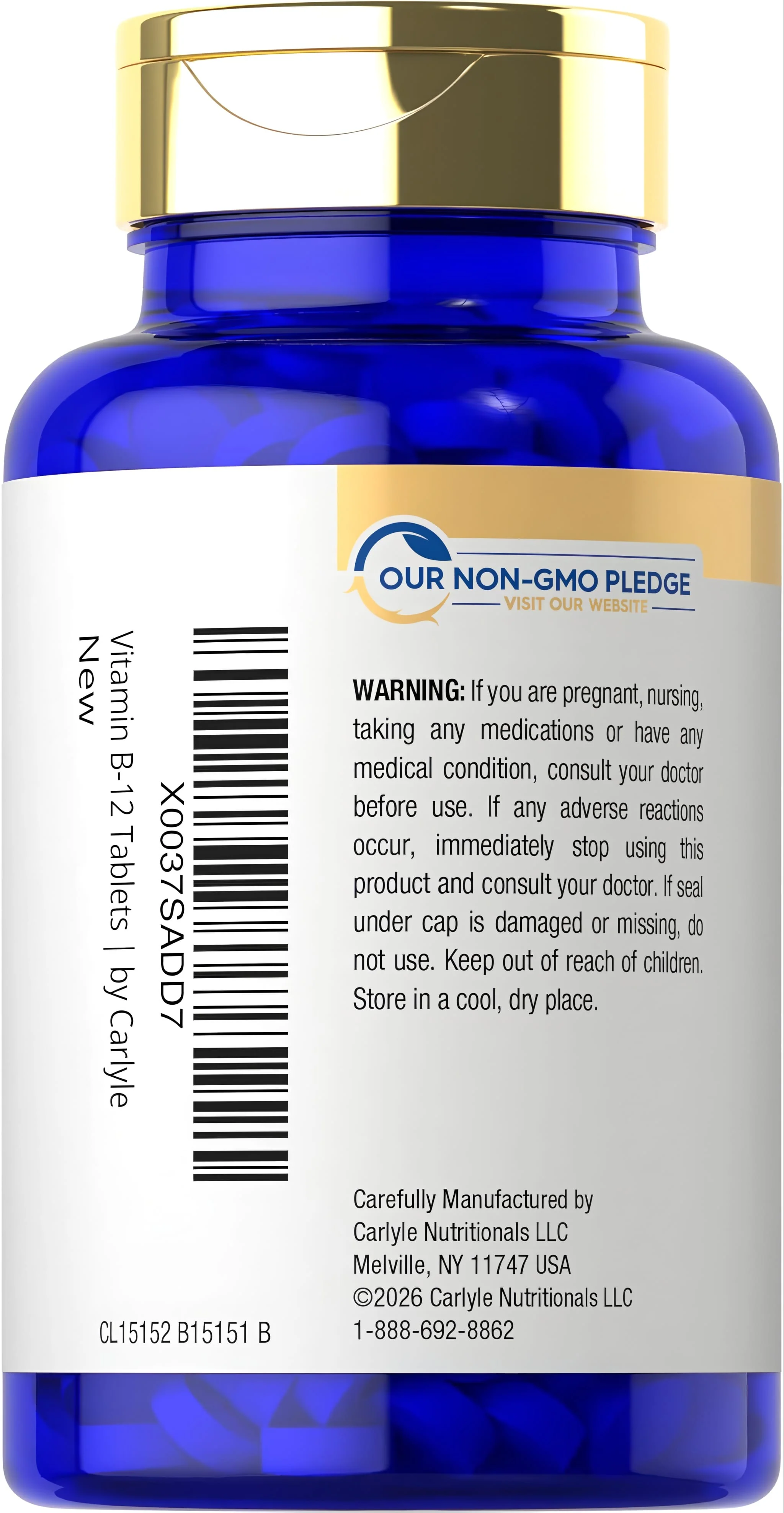 Vitamin B-12 5000mcg | 250 Tablets - Image 3