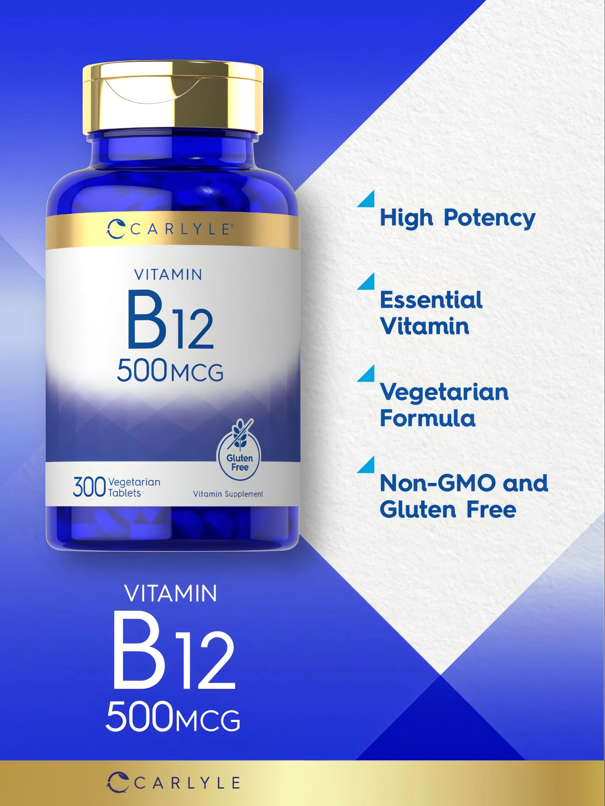 Vitamin B-12 500mcg | 300 Tablets - Image 3