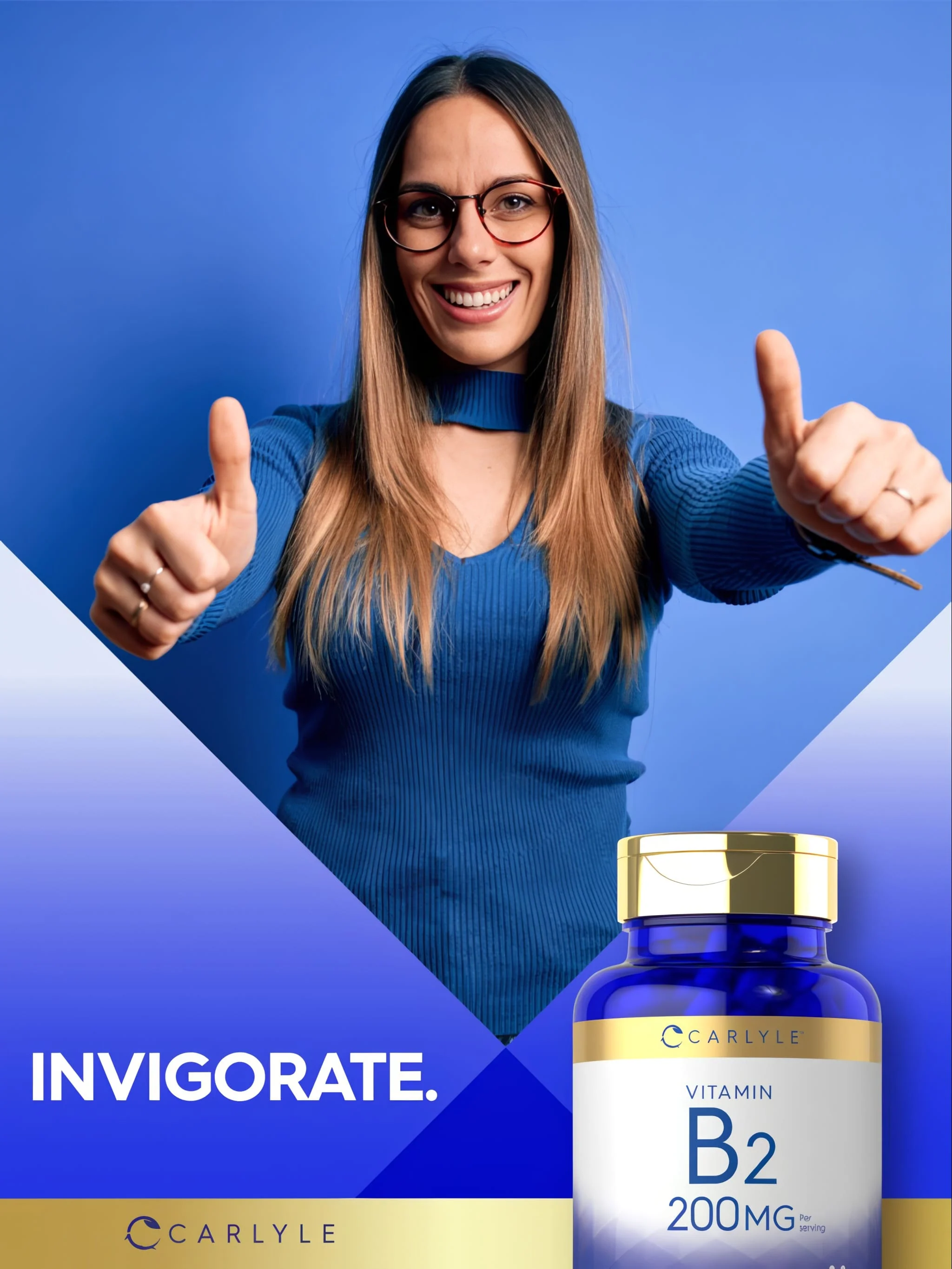 Vitamin B-2 200mg per serving | 150 Capsules - Image 7