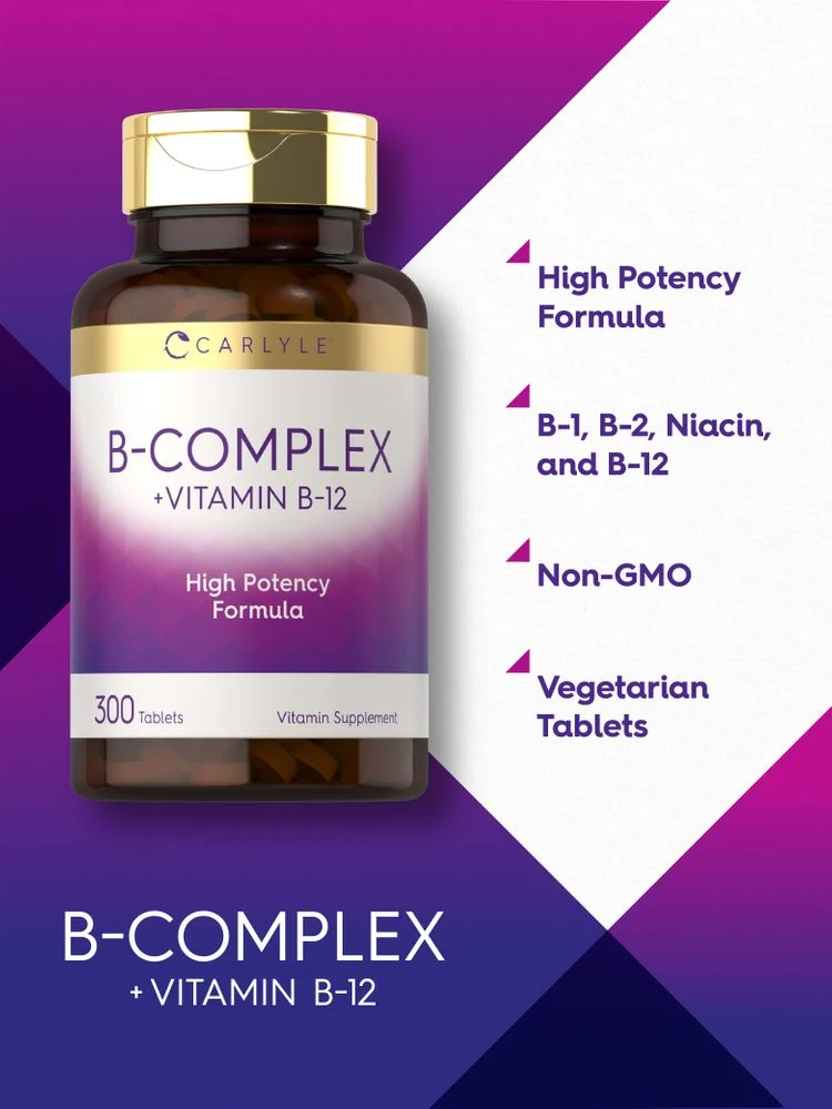 Vitamin B-Complex | 300 Tablets - Image 4