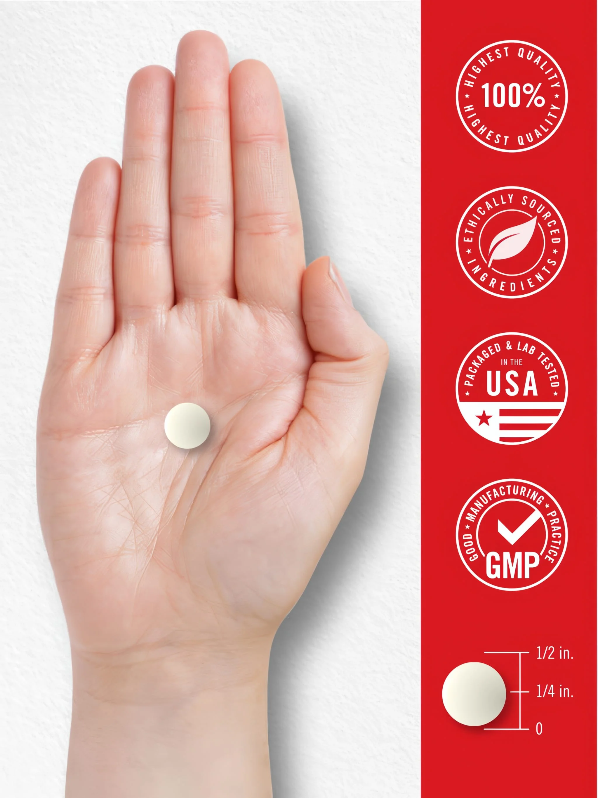 Vitamin C 500mg per serving with Rose Hips | 200 Tablets - Image 7