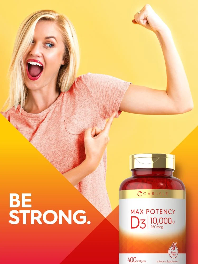 Vitamin D-3 10000IU | 400 Softgels - Image 6