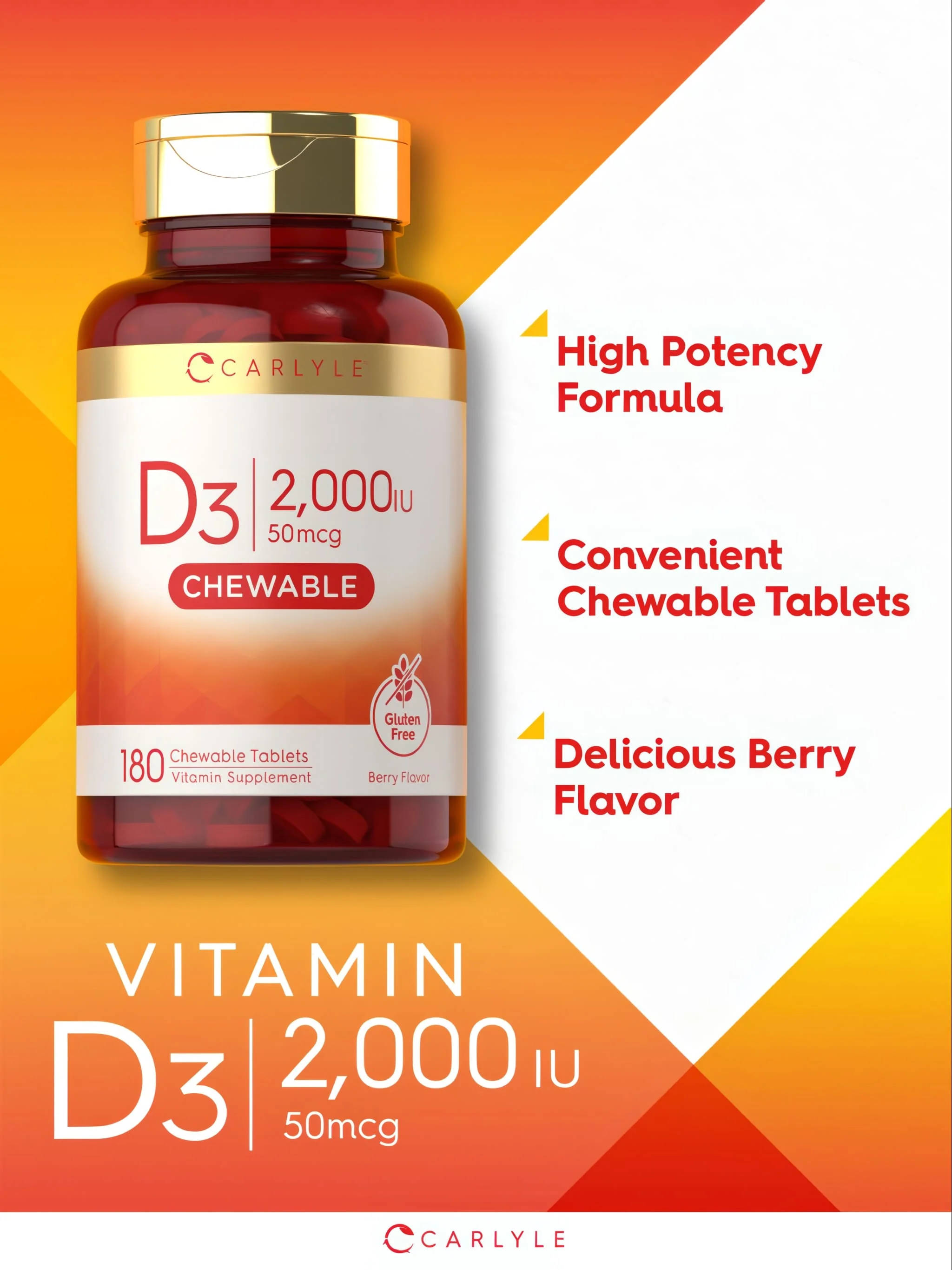 Vitamin D-3 2000IU | 180 Tablets - Image 4
