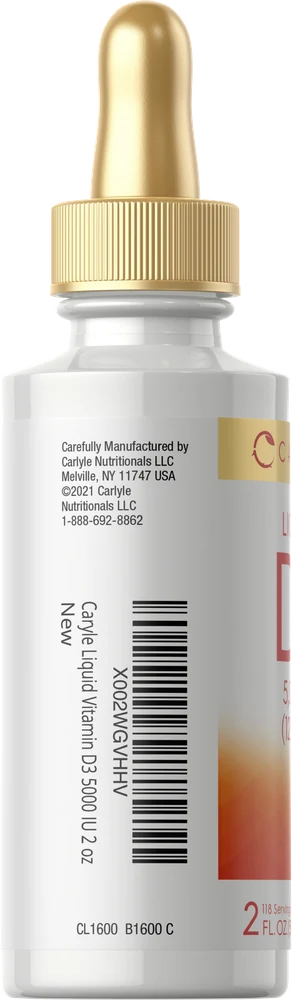 Vitamin D-3 5000IU | 2oz Liquid - Image 3