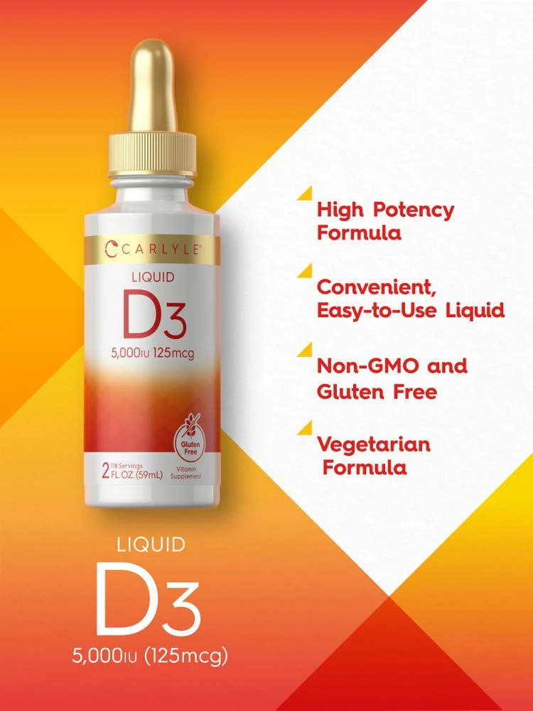 Vitamin D-3 5000IU | 2oz Liquid - Image 4