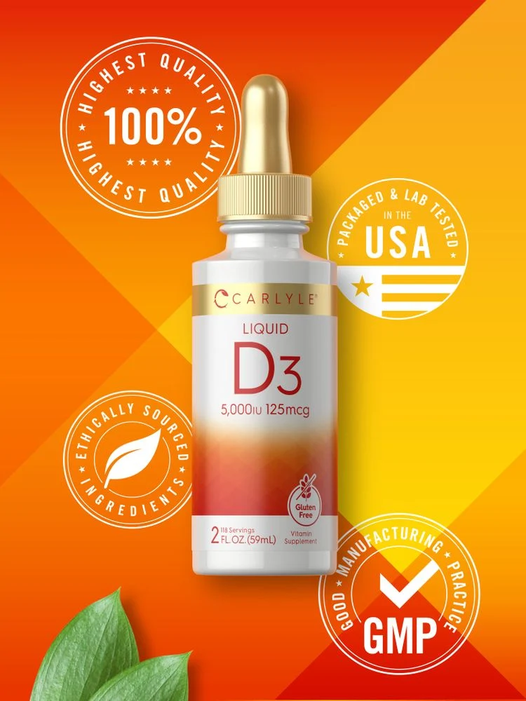 Vitamin D-3 5000IU | 2oz Liquid - Image 6