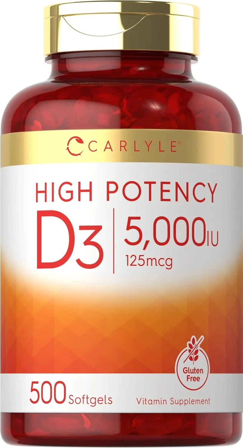 Vitamin D-3 5000IU | 500 Softgels - Image 8