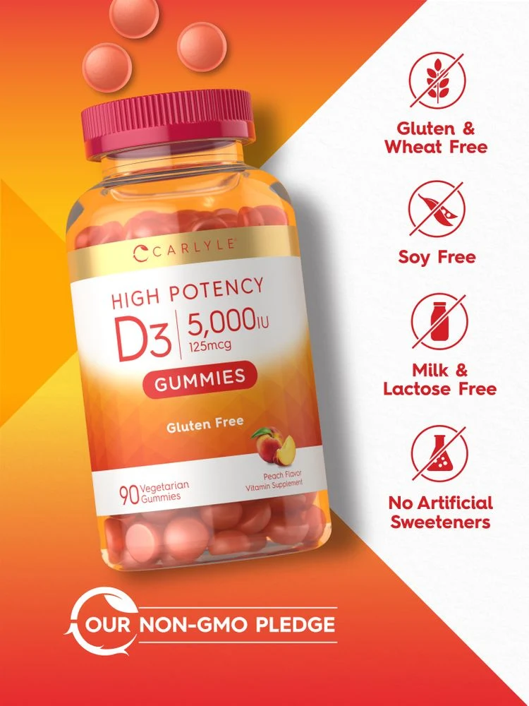 Vitamin D-3 | 90 Gummies - Image 5