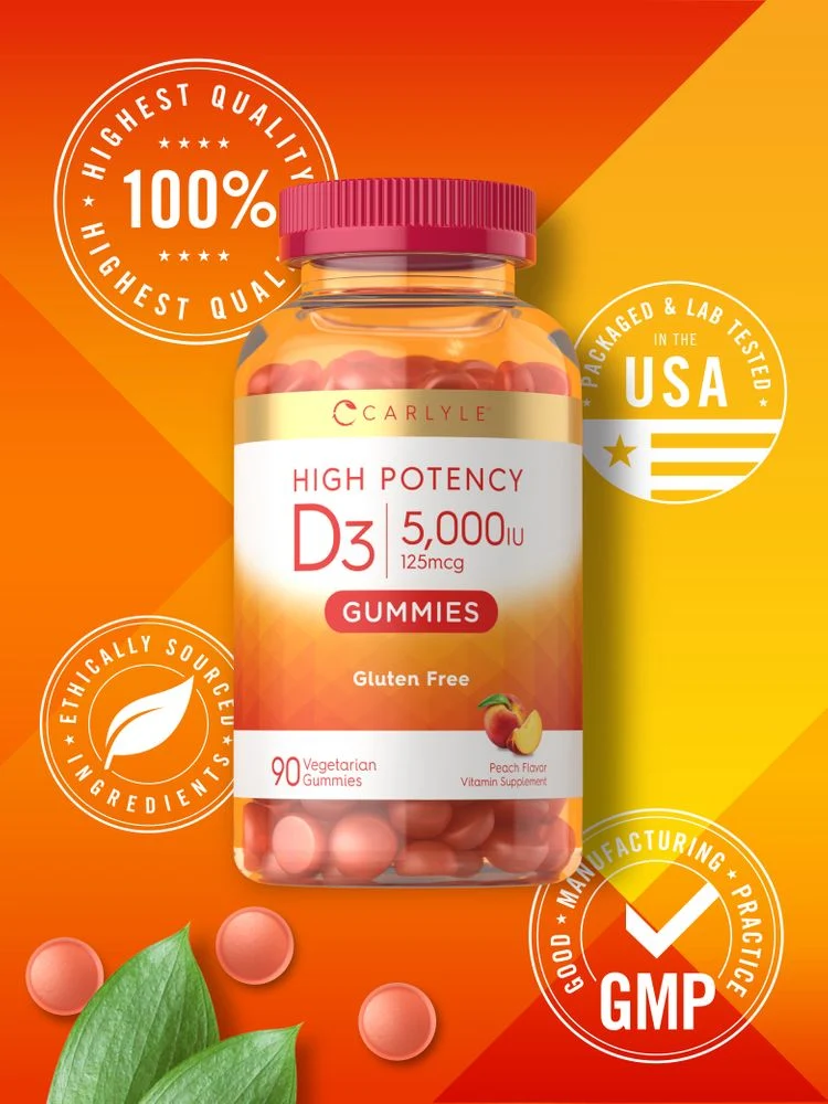 Vitamin D-3 | 90 Gummies - Image 6