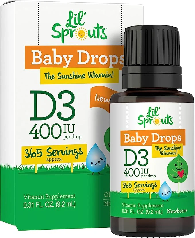 Vitamin D-3 for Babies 400IU | 0.31oz Liquid - Image 8