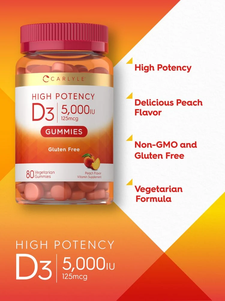 Vitamin D3 Gummies | 5000 IU (125 mcg) - Image 4