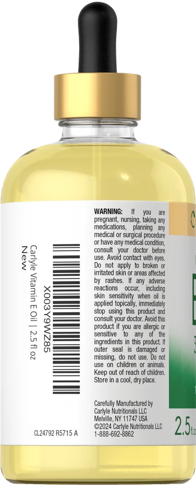 Vitamin E 30000 IU | 2.5oz Oil - Image 3