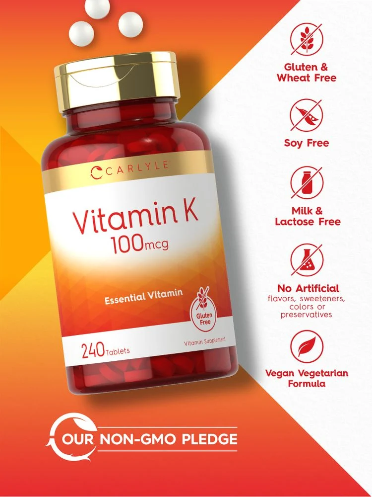 Vitamin K 100mcg | 240 Tablets - Image 4