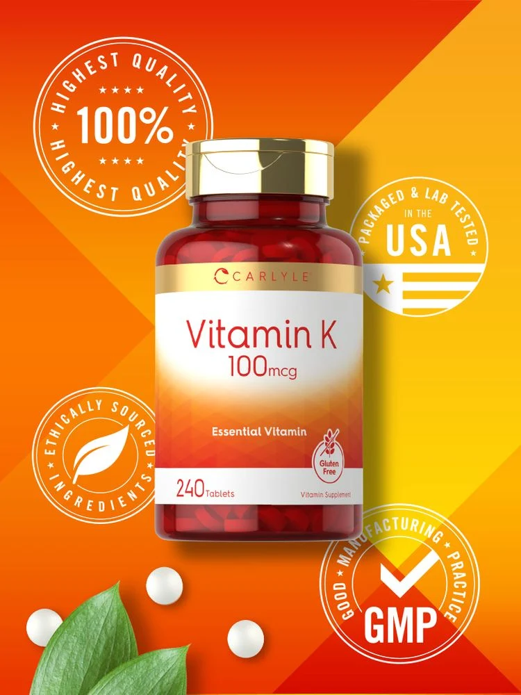 Vitamin K 100mcg | 240 Tablets - Image 5