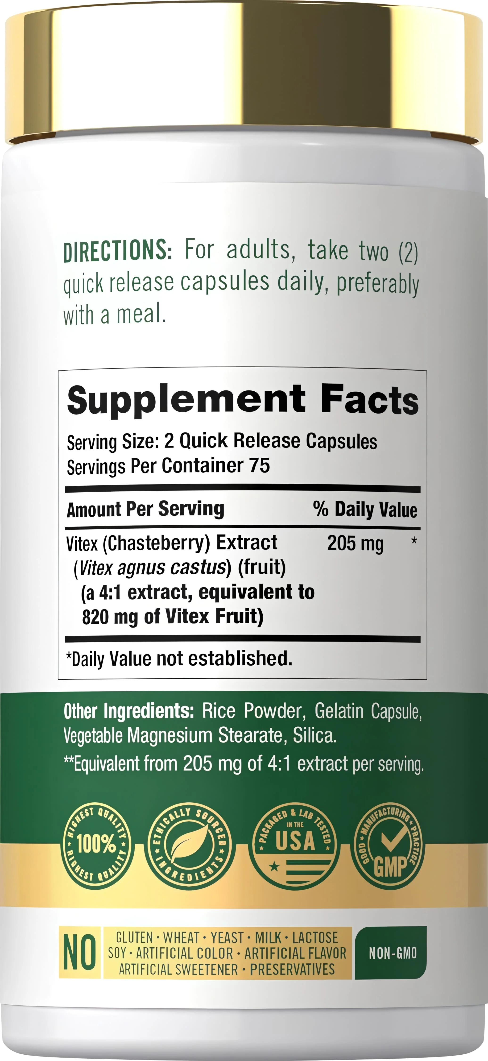 Vitex | 150 Capsules - Image 2