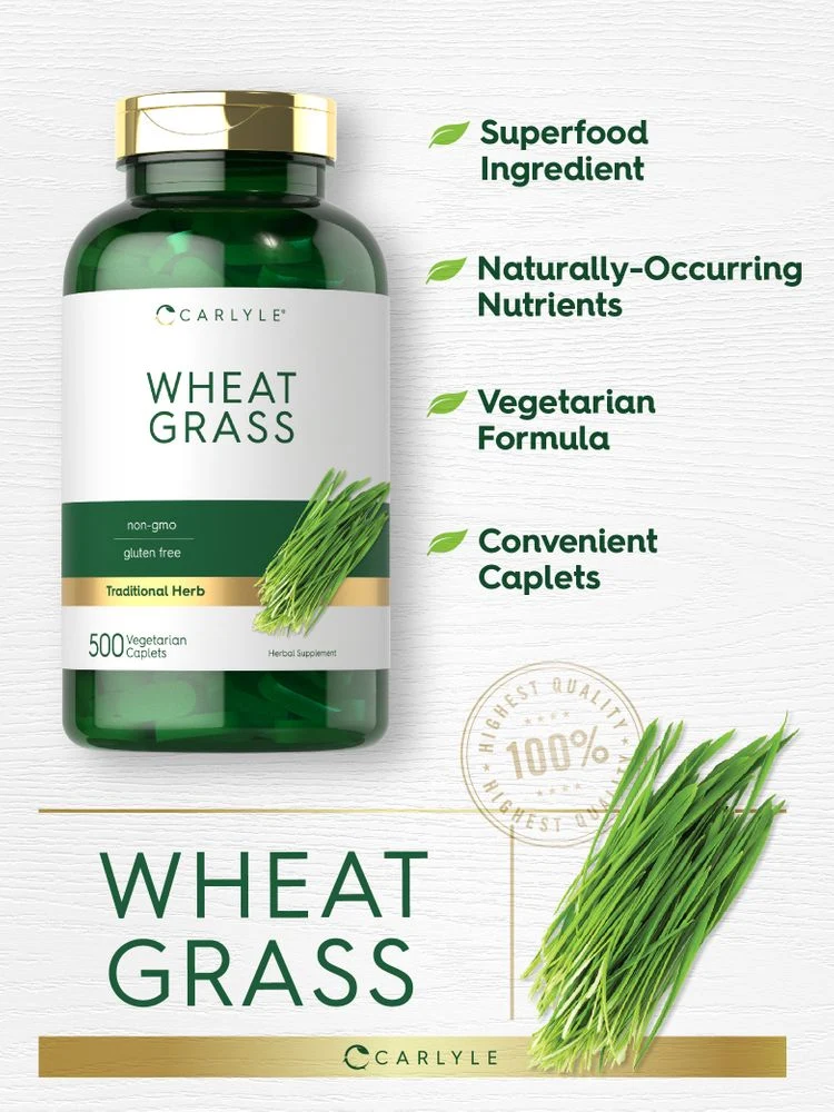 Wheat Grass | 500 Caplets - Image 3