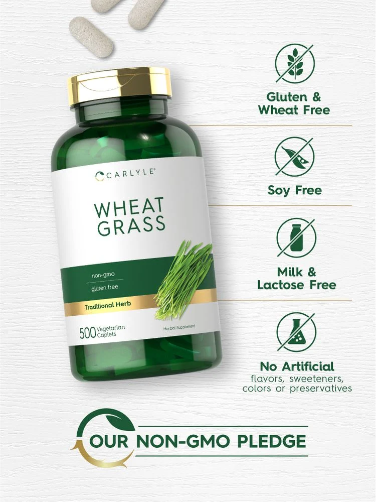 Wheat Grass | 500 Caplets - Image 4