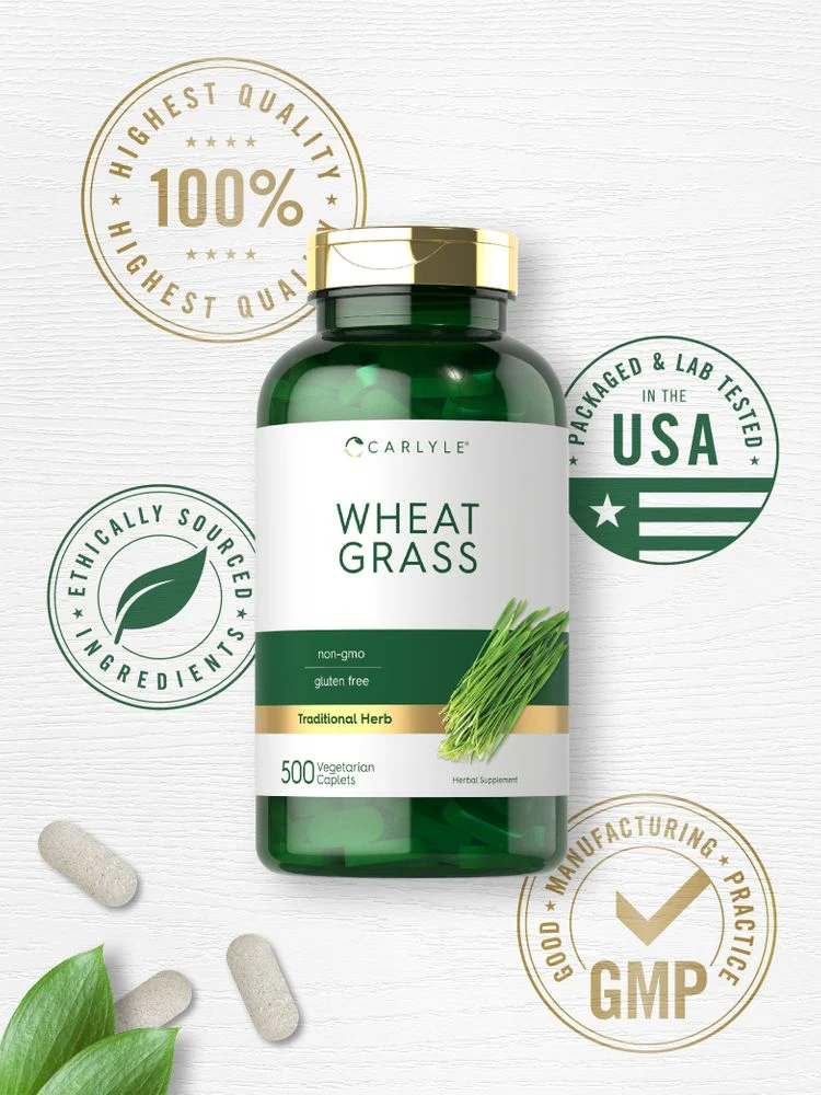Wheat Grass | 500 Caplets - Image 5