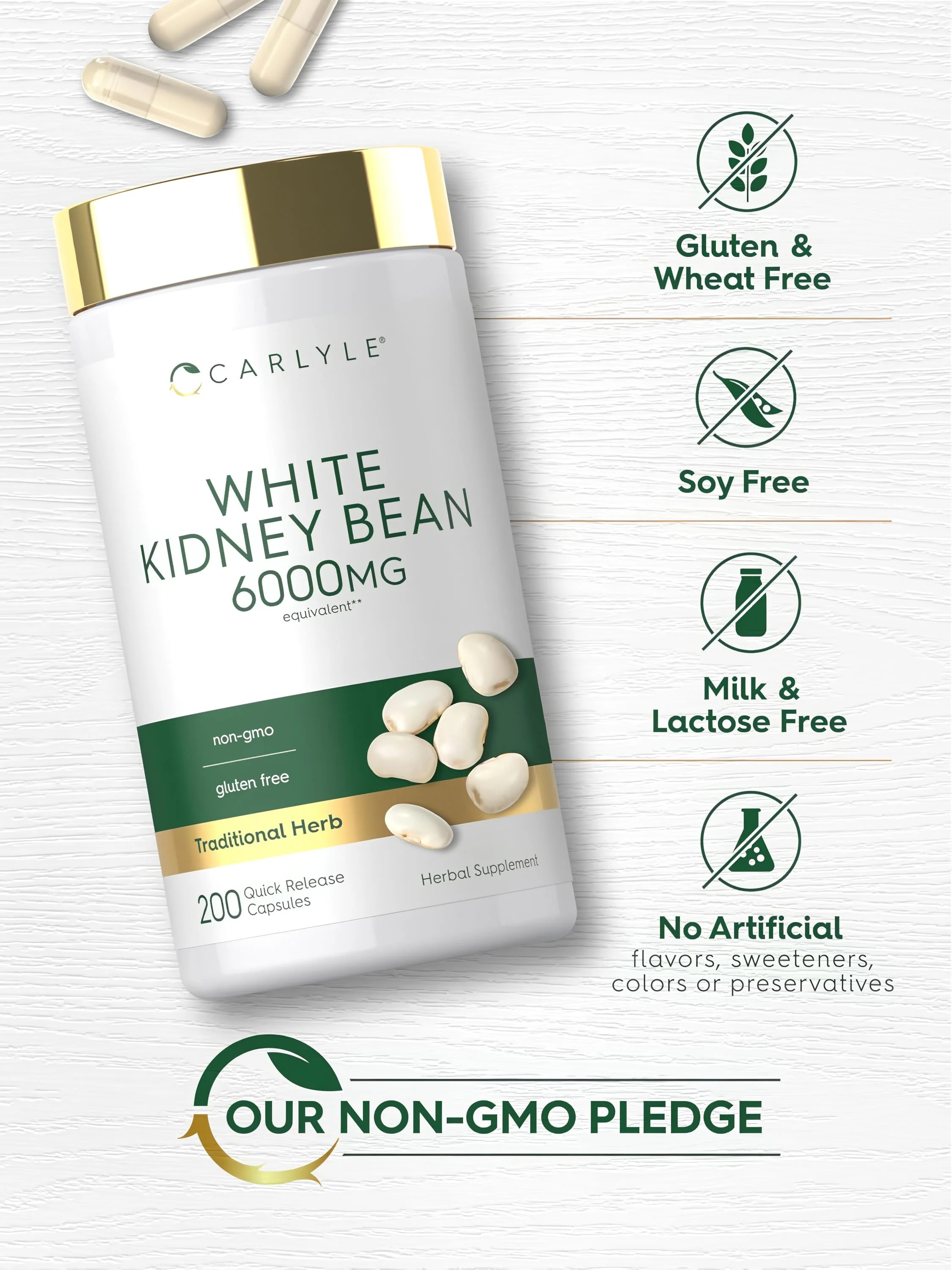 White Kidney Bean | 200 Capsules - Image 5