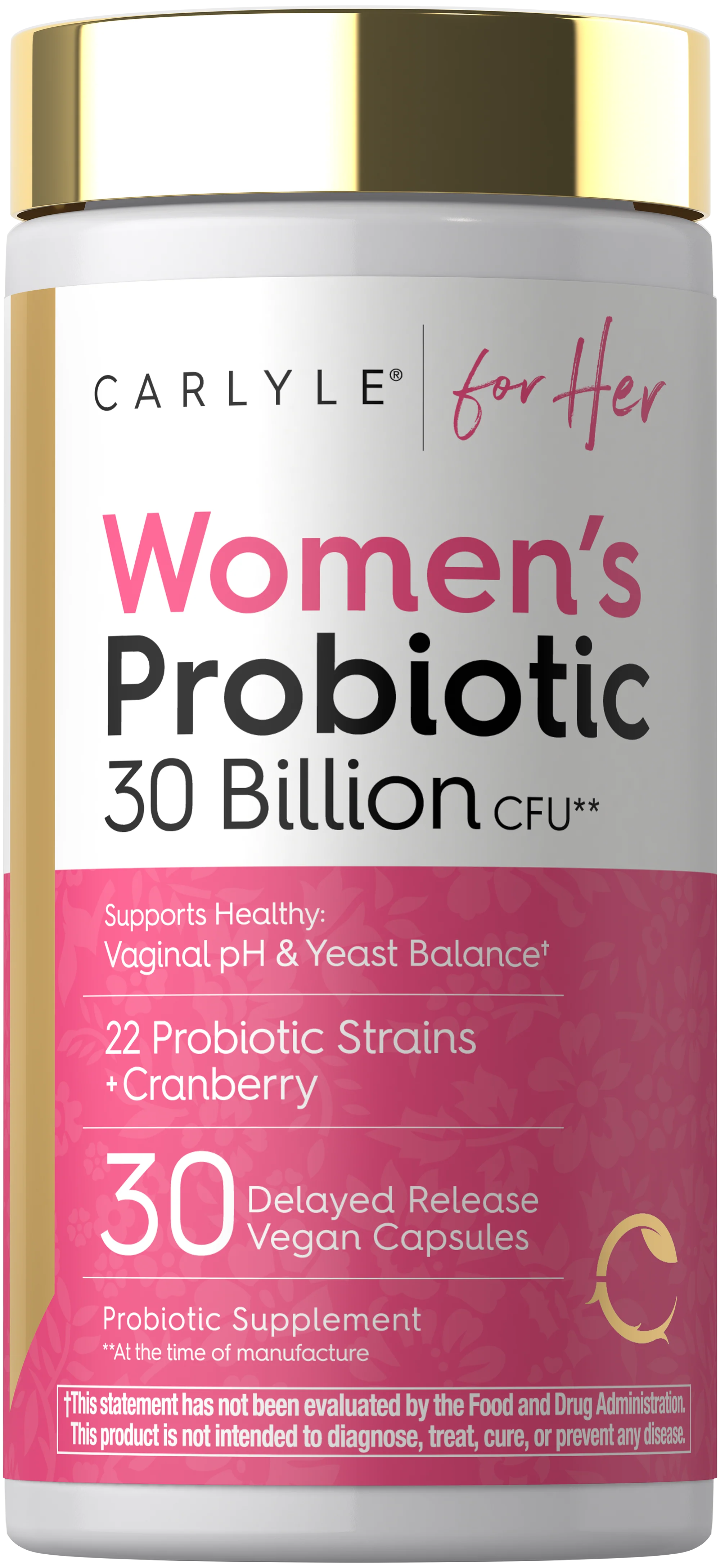 Women's 30 Billion CFU Probiotic | 30 Capsules