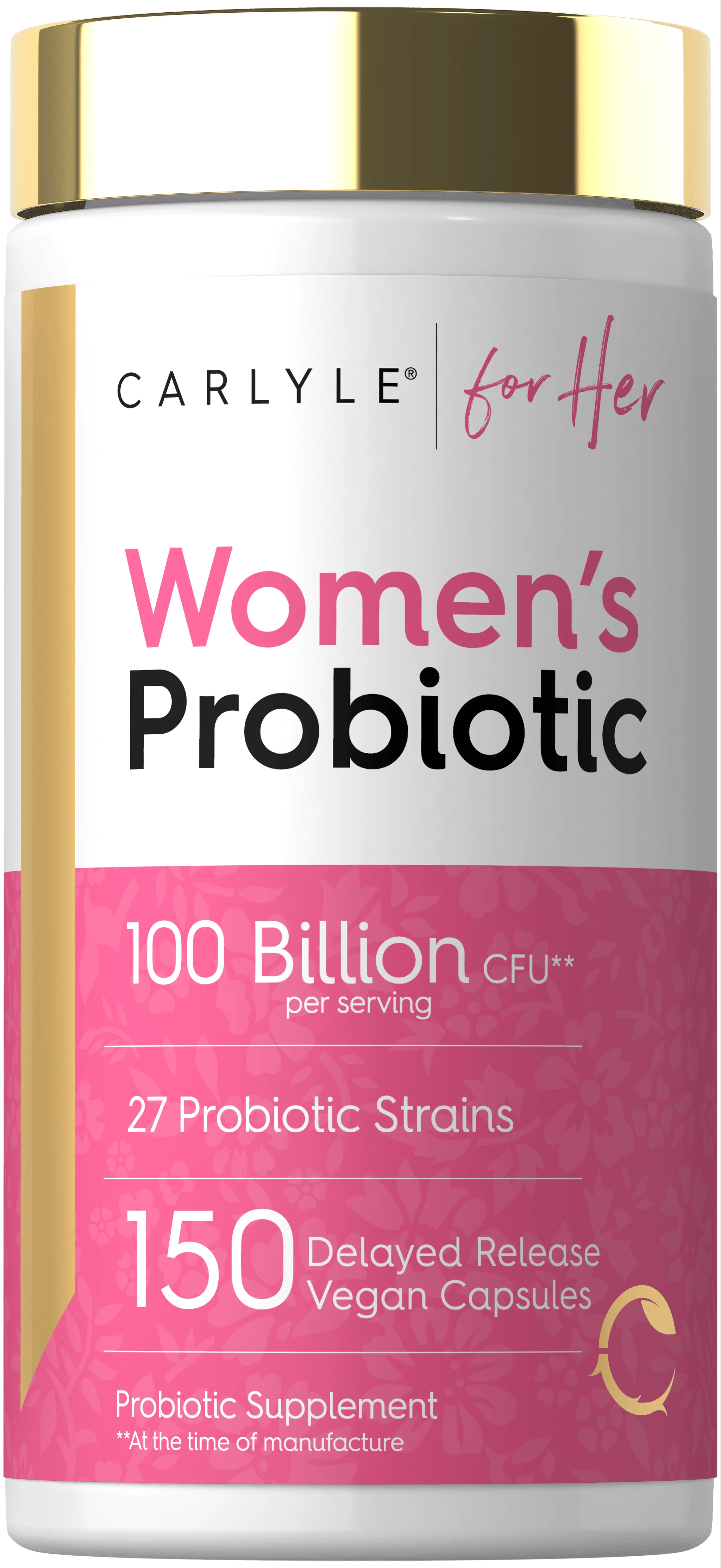 Women's Probiotic and Prebiotic Supplement | 100 Billion CFU