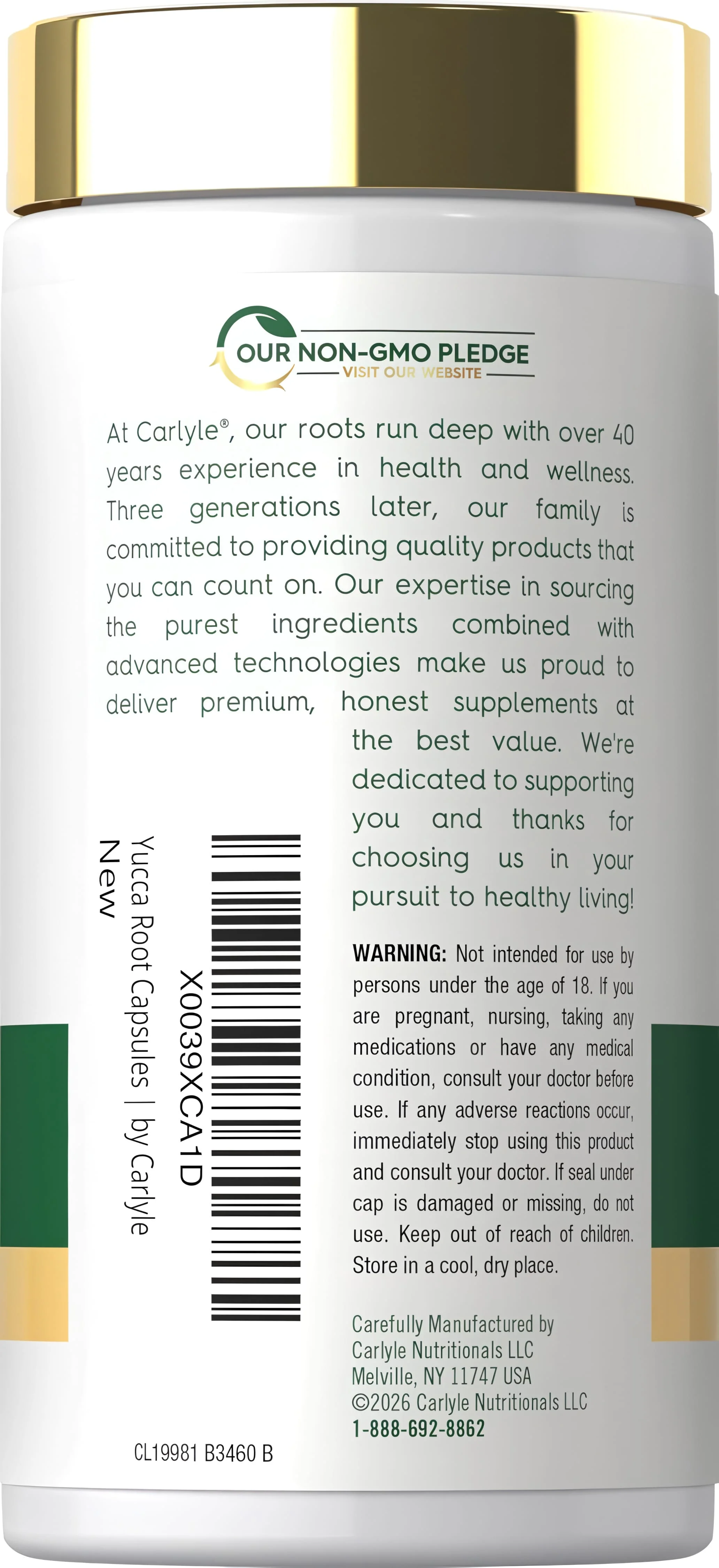 Yucca Root | 120 Capsules - Image 3