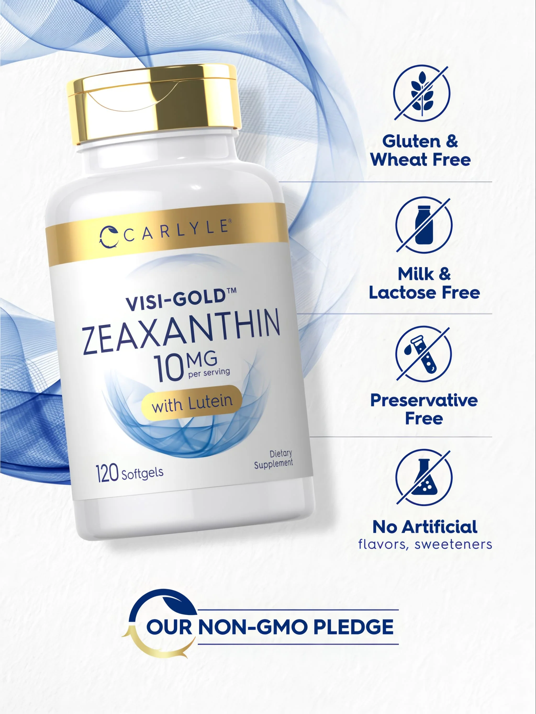 Zeaxanthin 10mg per serving | 120 Softgels - Image 5