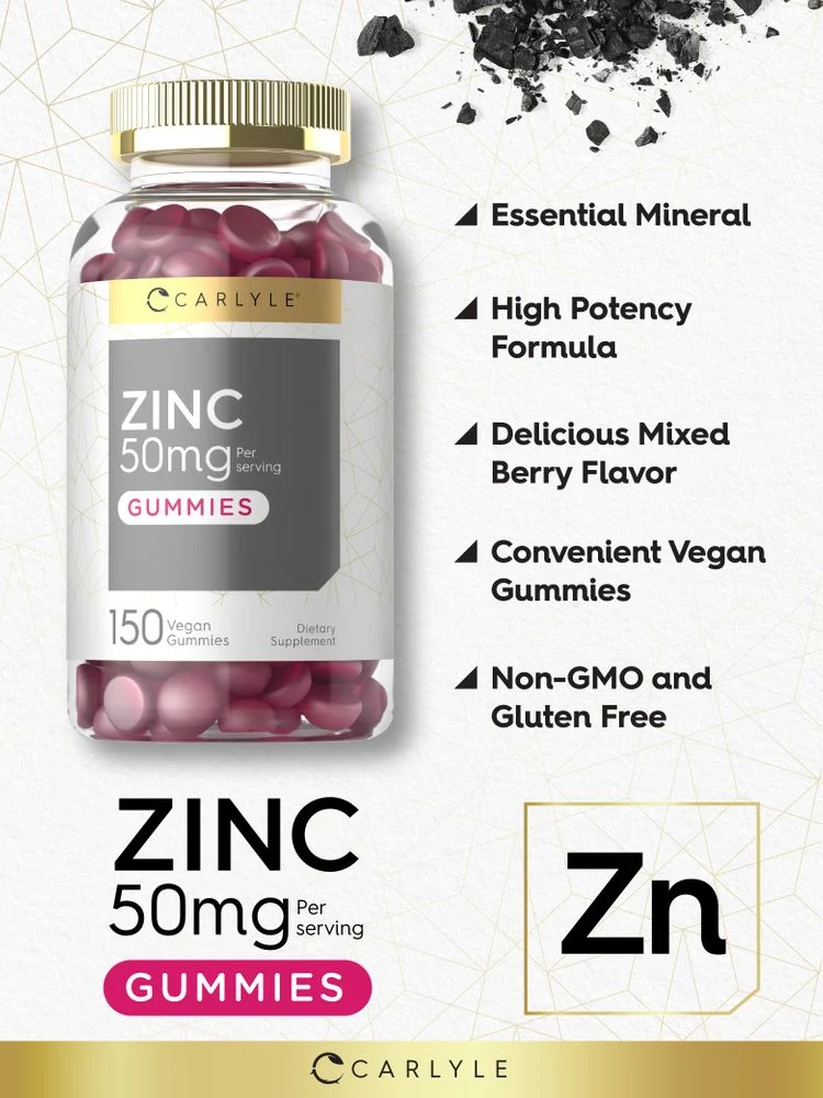 Zinc 50mg per serving | 150 Gummies - Image 4