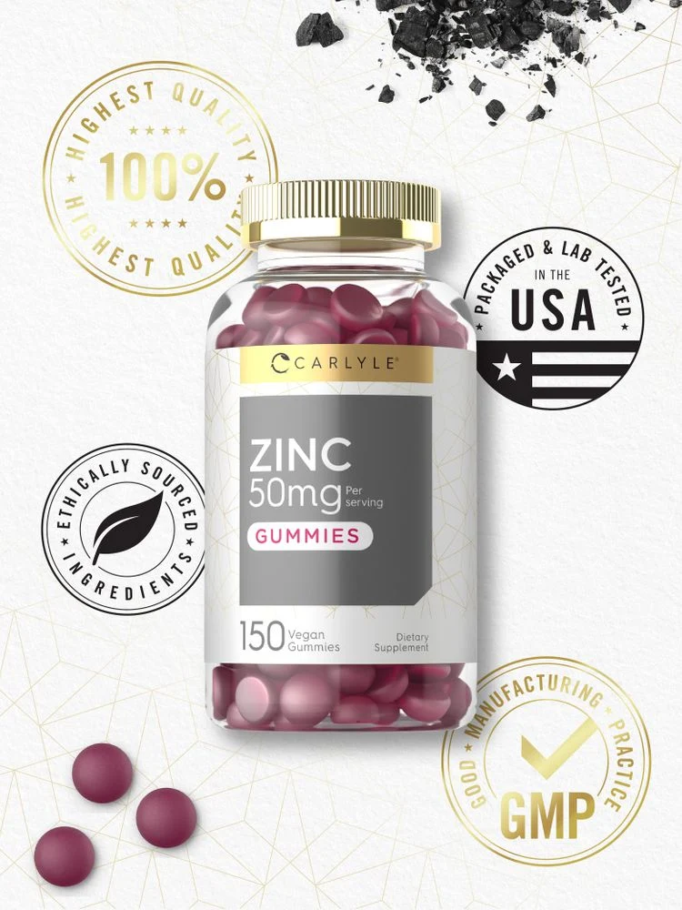 Zinc 50mg per serving | 150 Gummies - Image 6