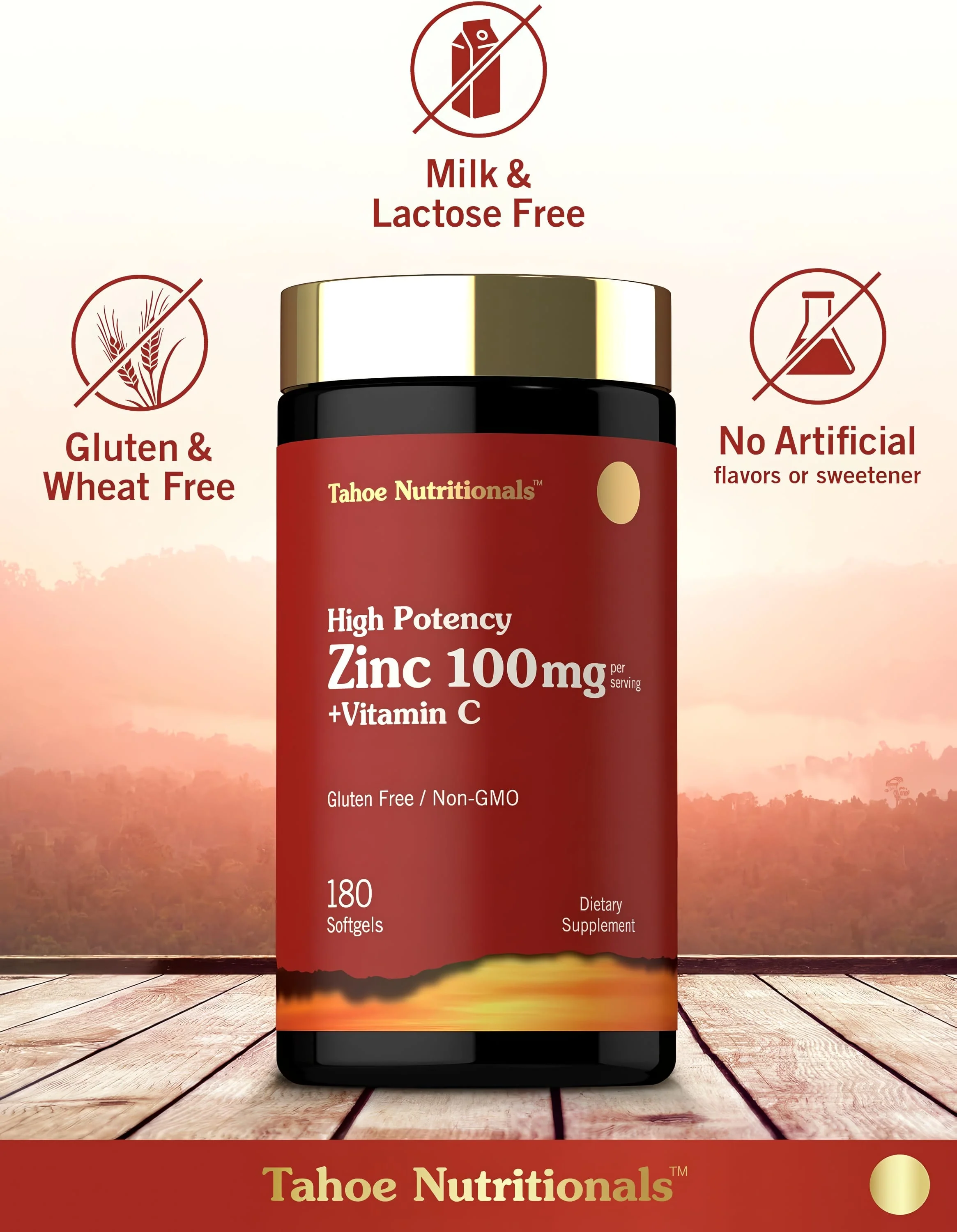 Zinc with Vitamin C | 180 Softgels - Image 5