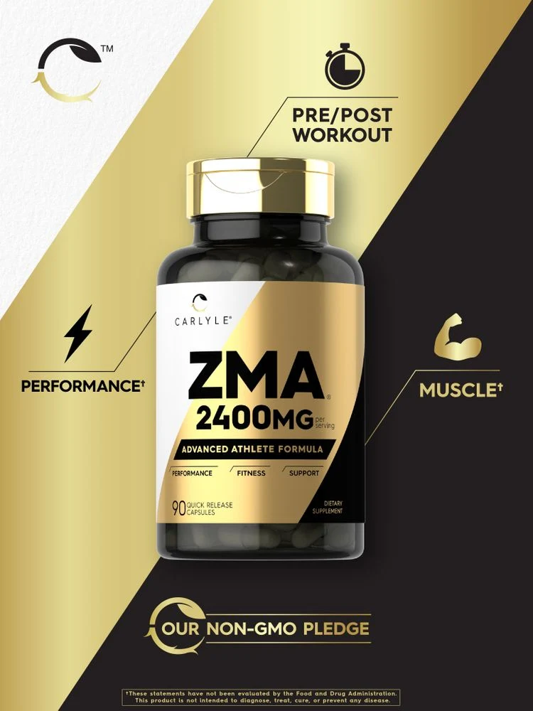 ZMA 2400mg per serving | 90 Capsules - Image 4